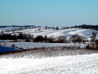 Distant White Hill